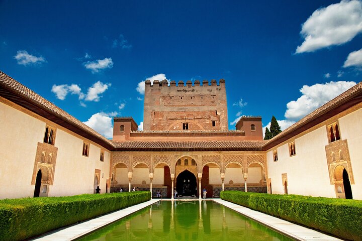 The Comares Tower reflected in the Court of the Myrtles pool