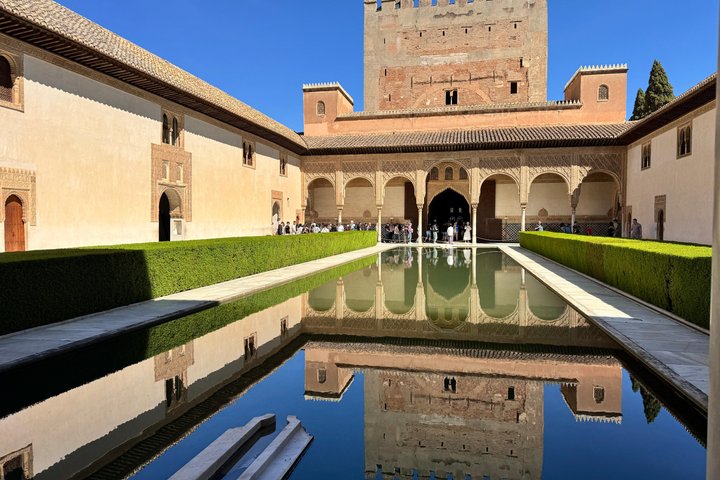 Comares Tower reflected in the Court of the Myrtles pool